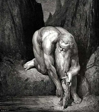 Antée-Gustave-Doré400px Gravure de Gustave Doré représentant le géant Antée confronté par Hercule.