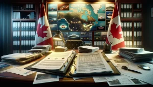 Bureau de recherche sur les OVNIs au Canada avec documents et photos d'observations.